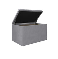 Home Design Arya Upholstered 30" Flip Top Storage Bench For Adult