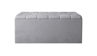 Home Design Athena Upholstered 42" Flip Top Storage Bench