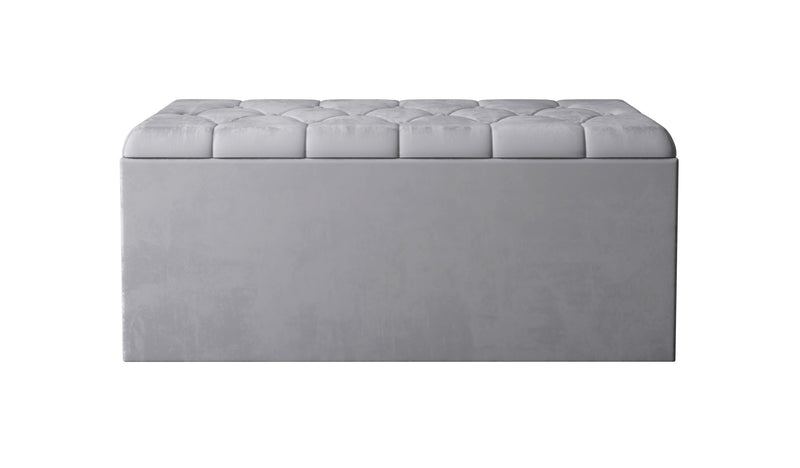 Home Design Athena Upholstered 42" Flip Top Storage Bench