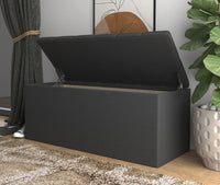 Home Design Athena Upholstered 42" Flip Top Storage Bench