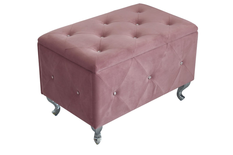 Home Design Bodhi Upholstered Flip Top Storage Bench For Adult