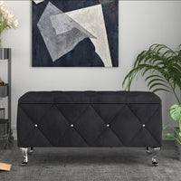 Home Design Bodhi Upholstered Flip Top Storage Bench For Adult