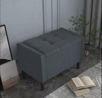 Home Design Braylen Upholstered Flip Top Storage Bench For Adult