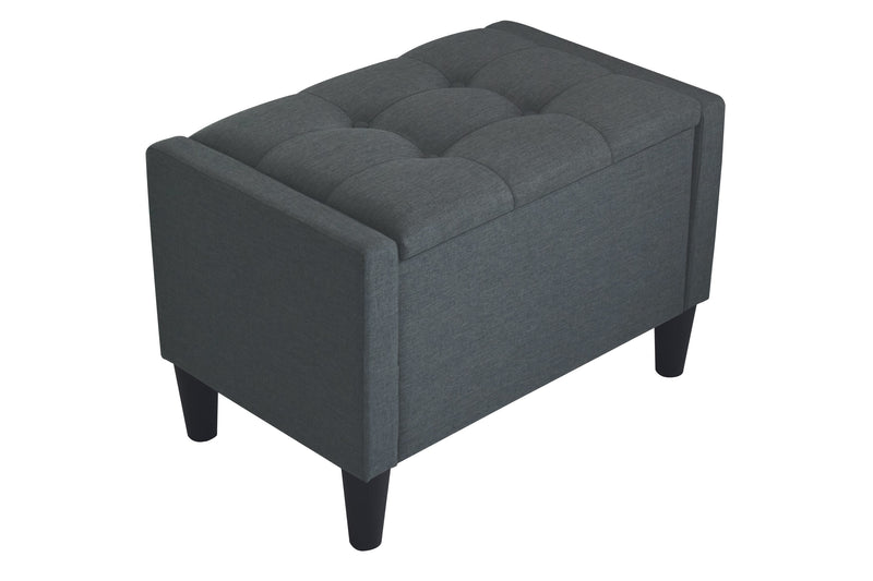 Home Design Braylen Upholstered Flip Top Storage Bench For Adult