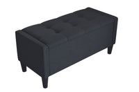 Home Design Braylen Upholstered Flip Top Storage Bench For Adult