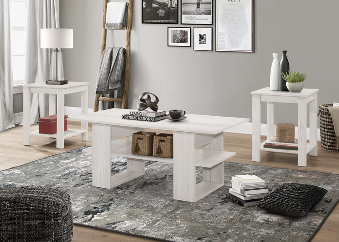 Home Design Beverly 3 Piece Coffee Table Set, Living Room