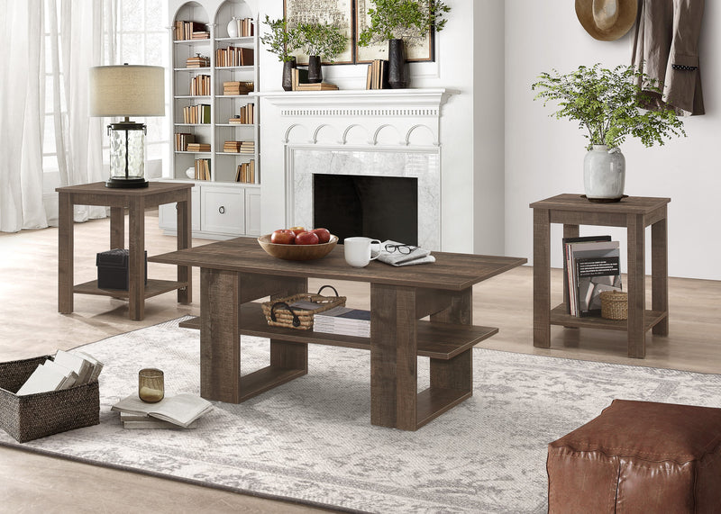 Home Design Beverly 3 Piece Coffee Table Set, Living Room