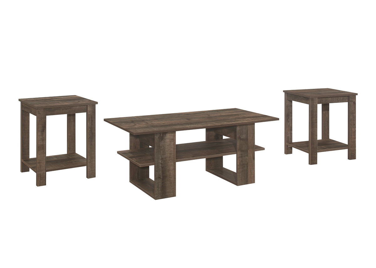 Home Design Beverly 3 Piece Coffee Table Set, Living Room