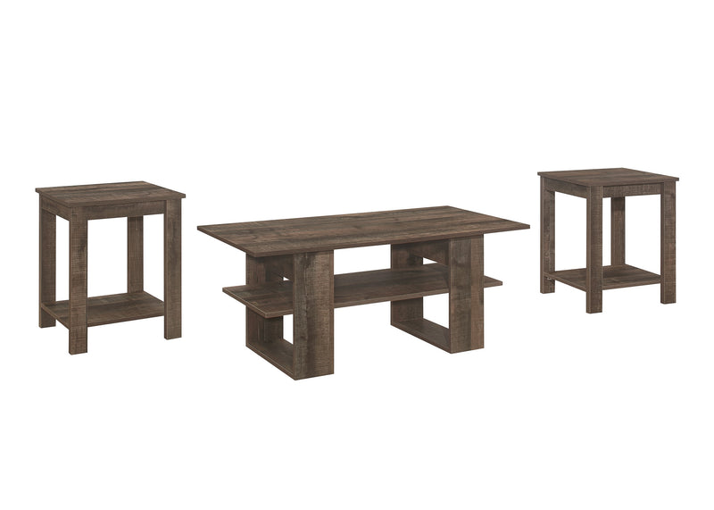 Home Design Beverly 3 Piece Coffee Table Set, Living Room