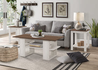 Home Design Beverly 3 Piece Coffee Table Set, Living Room