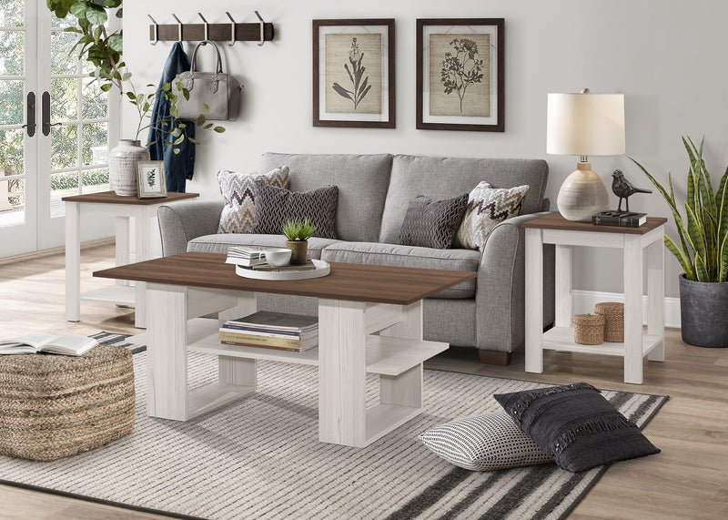Home Design Beverly 3 Piece Coffee Table Set, Living Room