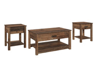 Home Design Mark 3 pieces Coffee Table Set