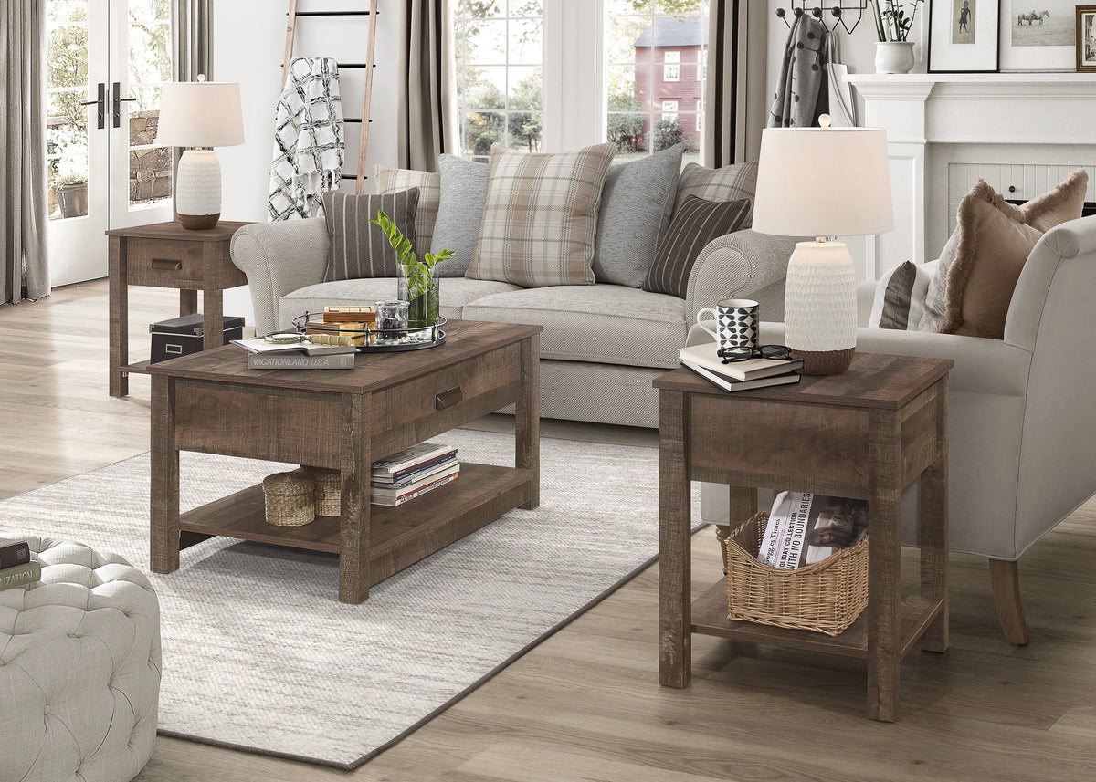 Home Design Mark 3 pieces Coffee Table Set