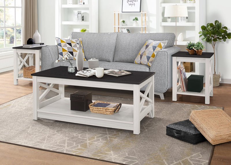Home Design Wayne 3 pieces Coffee Table Set