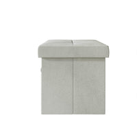 Home Design Chico Tufted Upholstered Folding Storage Bench with Pocket