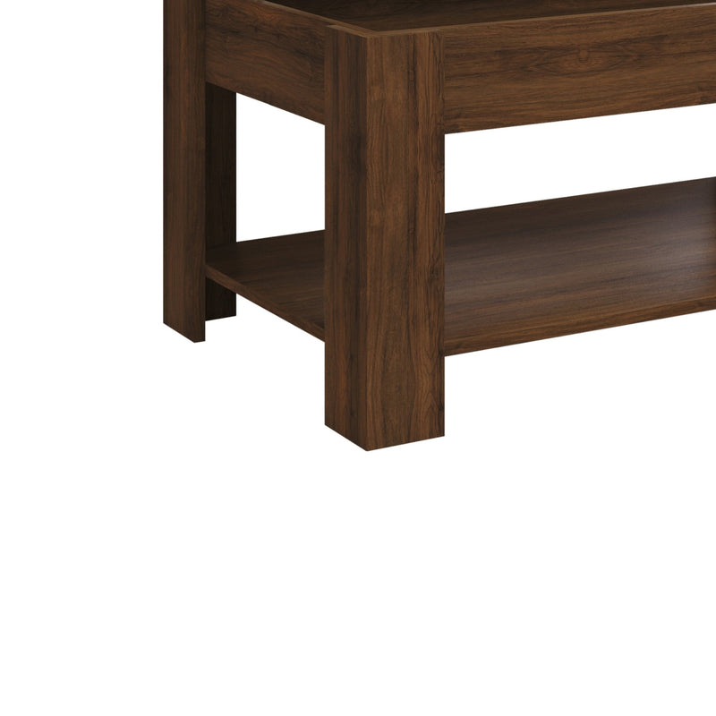 Home Design Magnolia 3 Piece Coffee Table Set - Includes Coffee table with Lift-Up top and 2 End Tables