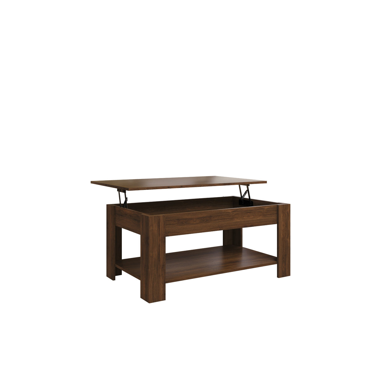 Home Design Magnolia 3 Piece Coffee Table Set - Includes Coffee table with Lift-Up top and 2 End Tables