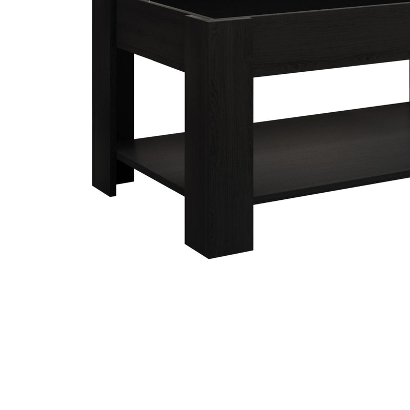 Home Design Magnolia 3 Piece Coffee Table Set - Includes Coffee table with Lift-Up top and 2 End Tables