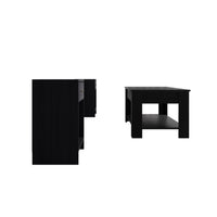 Home Design Magnolia 3 Piece Coffee Table Set - Includes Coffee table with Lift-Up top and 2 End Tables