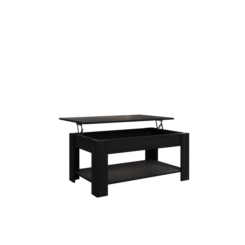 Home Design Magnolia 3 Piece Coffee Table Set - Includes Coffee table with Lift-Up top and 2 End Tables