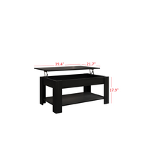 Home Design Magnolia 3 Piece Coffee Table Set - Includes Coffee table with Lift-Up top and 2 End Tables