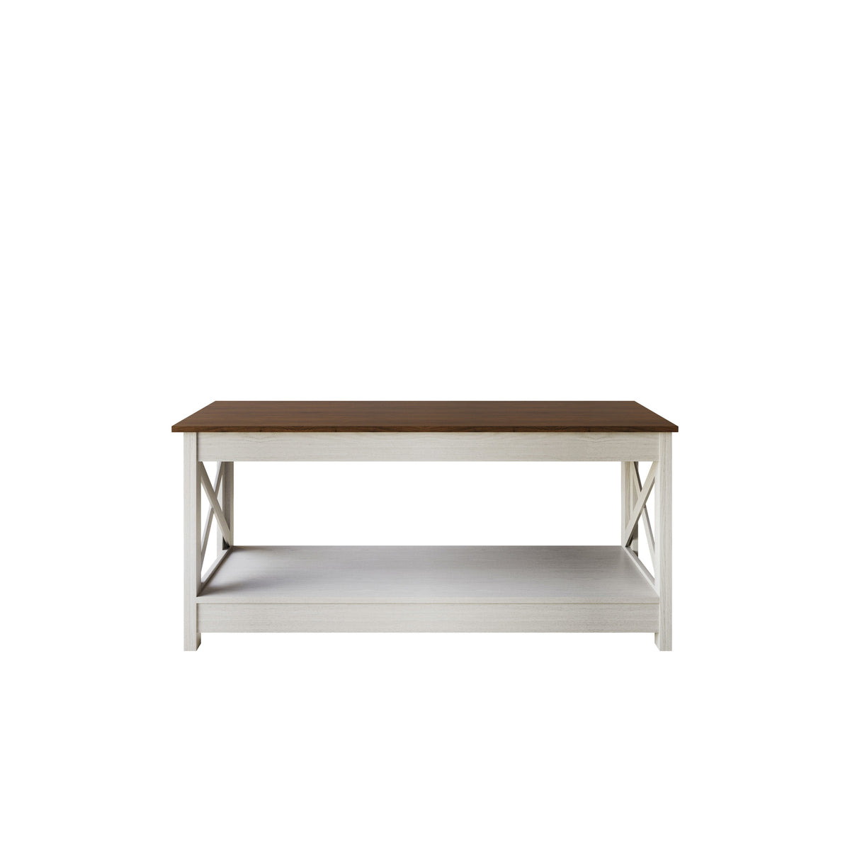 Home Design Lebanon 3 Piece Coffee Table Set - Includes coffee table and 2 end tables, With Soft-Close Doors