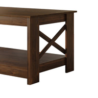 Home Design Lebanon 3 Piece Coffee Table Set - Includes coffee table and 2 end tables, With Soft-Close Doors