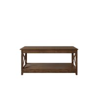Home Design Lebanon 3 Piece Coffee Table Set - Includes coffee table and 2 end tables, With Soft-Close Doors