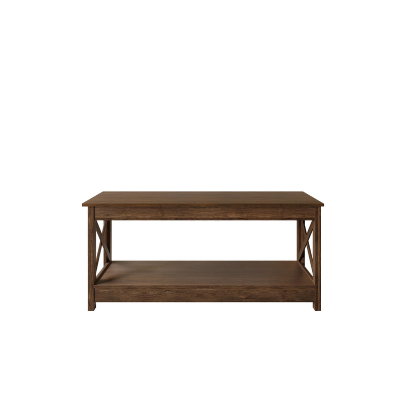 Home Design Lebanon 3 Piece Coffee Table Set - Includes coffee table and 2 end tables, With Soft-Close Doors