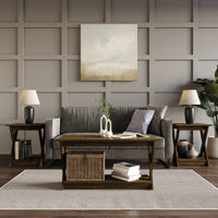Home Design Emporia 3 Piece Coffee Table Set for Living Room