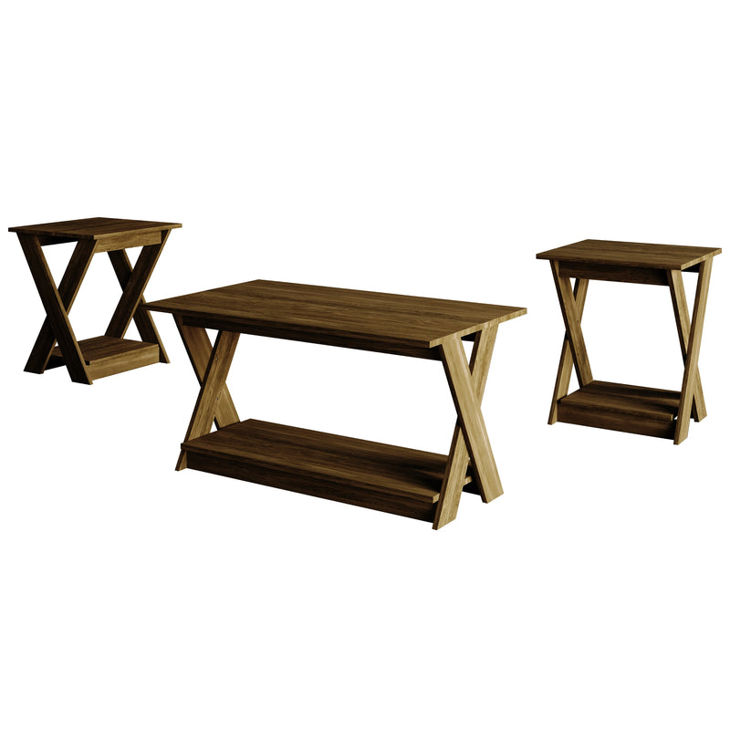 Home Design Emporia 3 Piece Coffee Table Set for Living Room