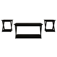 Home Design Emporia 3 Piece Coffee Table Set for Living Room