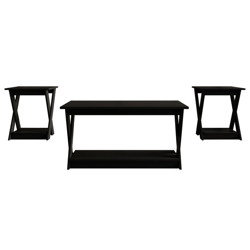 Home Design Emporia 3 Piece Coffee Table Set for Living Room