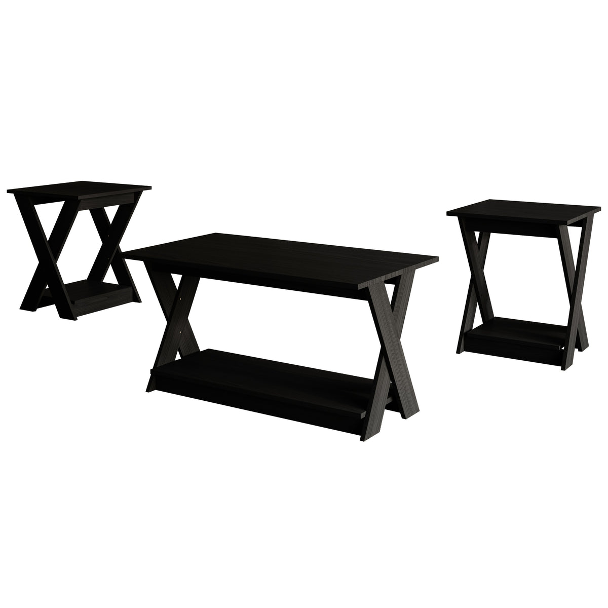 Home Design Emporia 3 Piece Coffee Table Set for Living Room