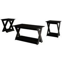 Home Design Emporia 3 Piece Coffee Table Set for Living Room