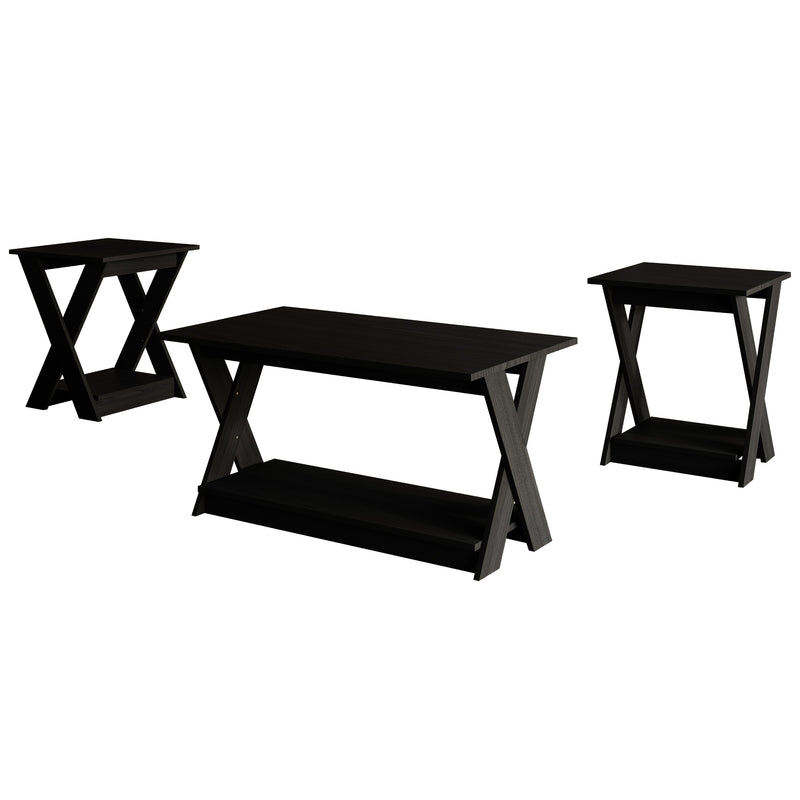 Home Design Emporia 3 Piece Coffee Table Set for Living Room