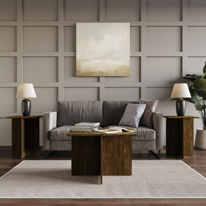 Home Design Joliet 3 Piece of Coffee Table Set for Living Room