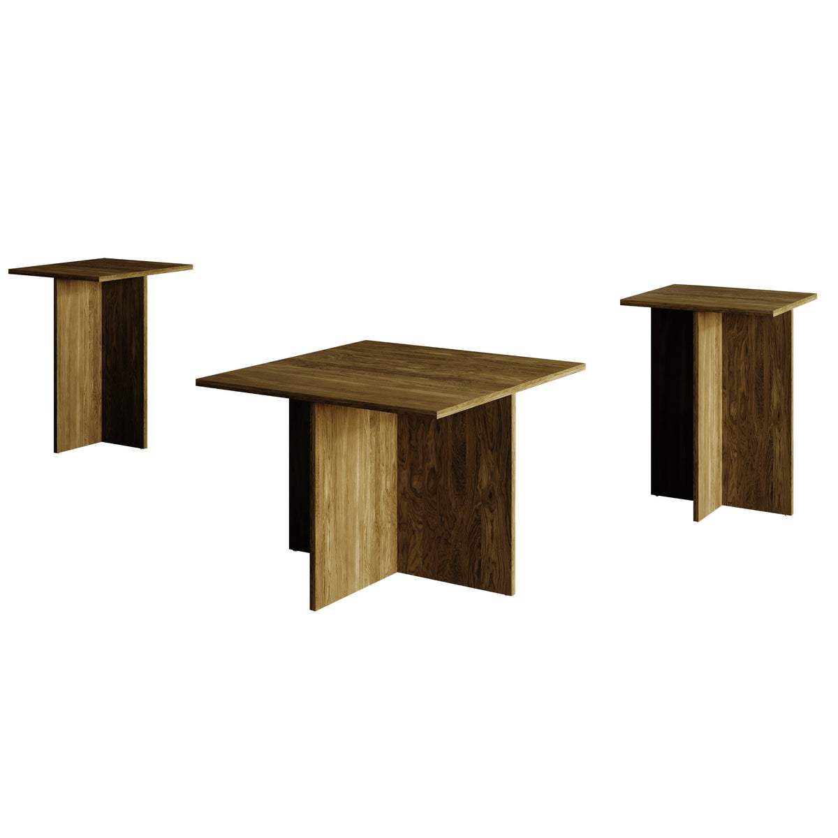Home Design Joliet 3 Piece of Coffee Table Set for Living Room