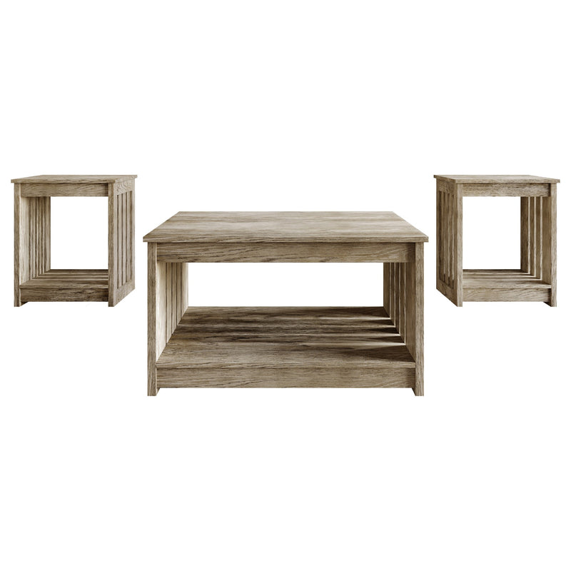 Home Design Nashua 3 Piece of Coffee Table Set For Living Room