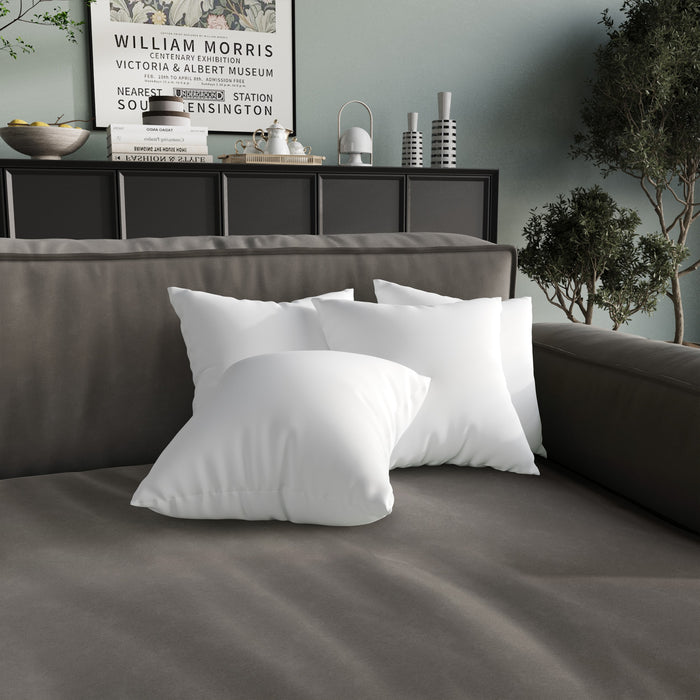 Calais Set of 4 Decorative Square Pillow Inserts – Soft Inserts for Sofa, Couch & Bedroom Decor