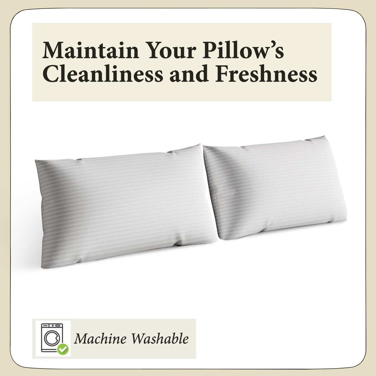 Windsor Bed Pillows (Set of 2) – Soft, Supportive, and Designed for Better Sleep