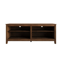 Home Design Kittery TV Stand, Open Shelves with Cable Management