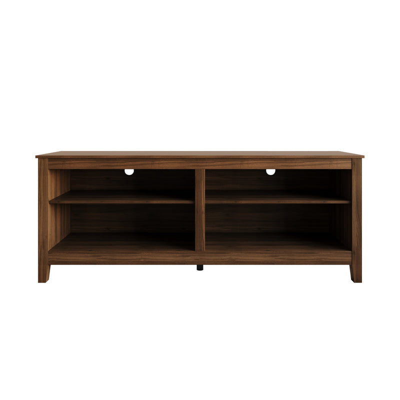 Home Design Kittery TV Stand, Open Shelves with Cable Management