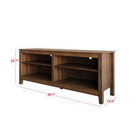 Home Design Kittery TV Stand, Open Shelves with Cable Management