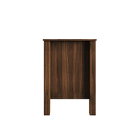 Home Design Kittery TV Stand, Open Shelves with Cable Management