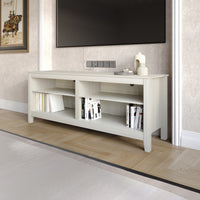 Home Design Kittery TV Stand, Open Shelves with Cable Management