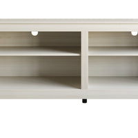 Home Design Kittery TV Stand, Open Shelves with Cable Management