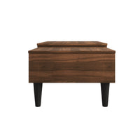 Kittery TV Stand with Storage Shelves and Caribou Lift-Top Coffee Table Set, Rustic Entertainment Center with Hidden Storage for Living Room