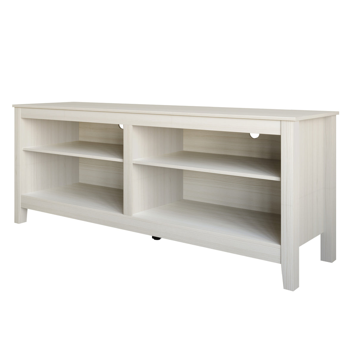 Kittery TV Stand with Storage Shelves and Caribou Lift-Top Coffee Table Set, Rustic Entertainment Center with Hidden Storage for Living Room