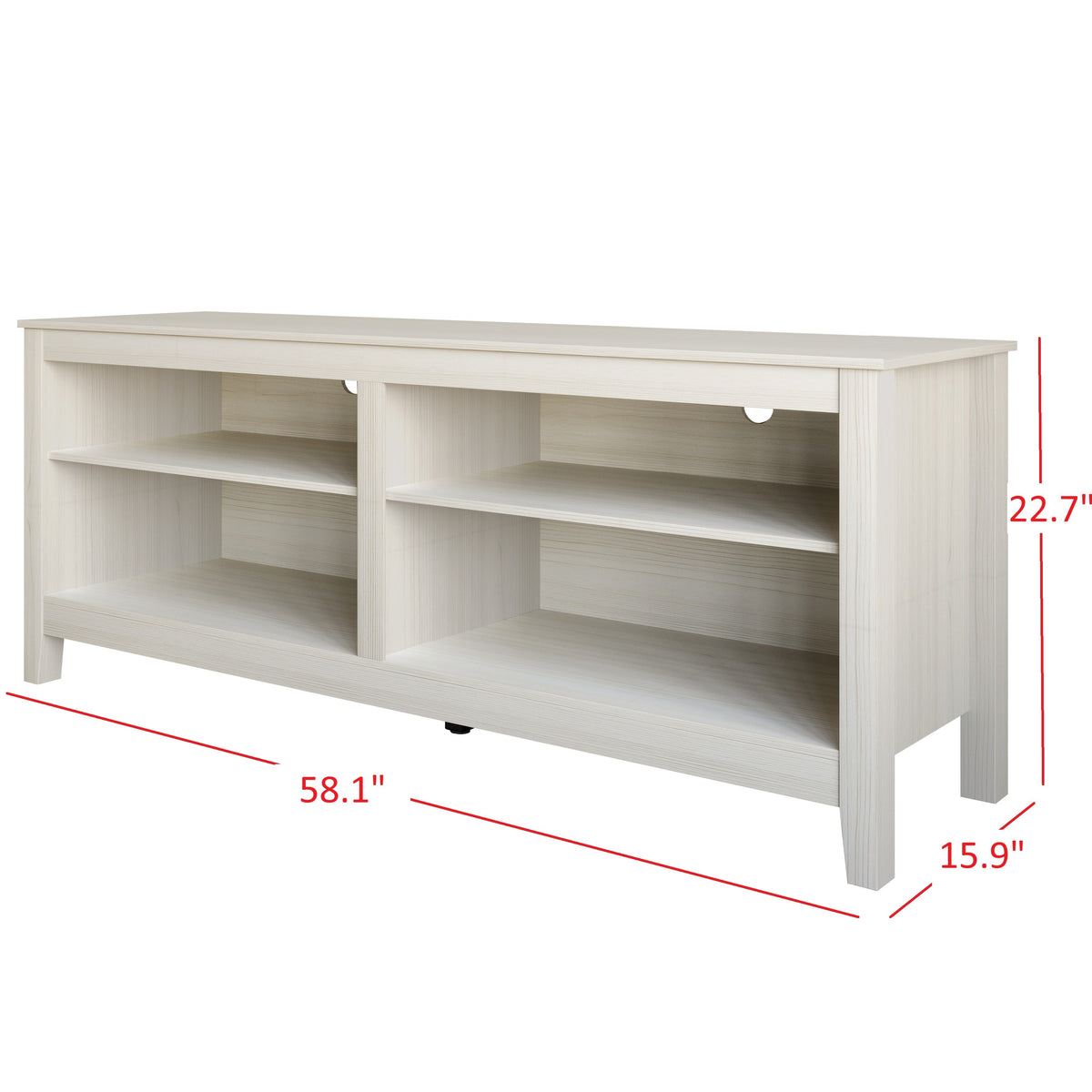Kittery TV Stand with Storage Shelves and Caribou Lift-Top Coffee Table Set, Rustic Entertainment Center with Hidden Storage for Living Room